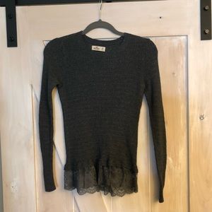Grey Hollister Sweater